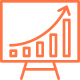 Financial accounting and budgeting icon